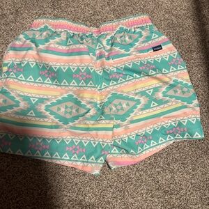 chubbies Men’s SwimTrunks  — Teal, Pink & Yellow